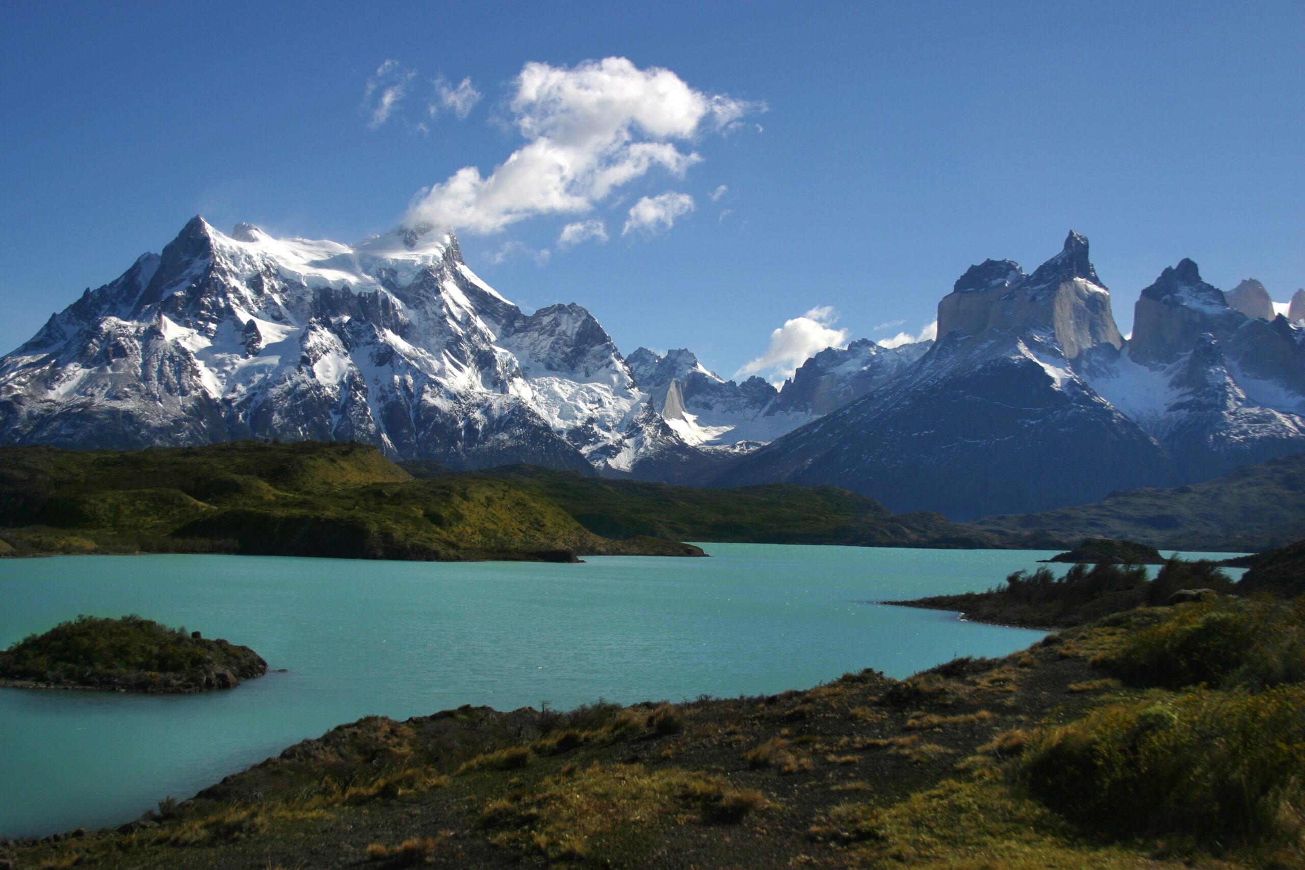 Vista torres del Paine